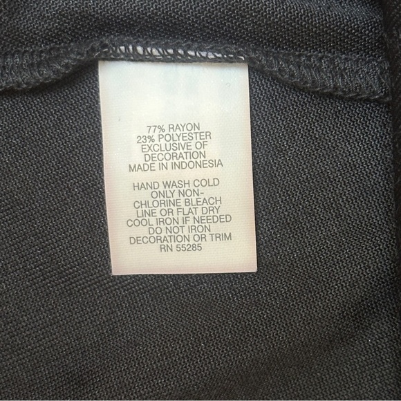 Express Black Velvet Beaded Handkerchief Hem Sleeveless Top Size Small - Picture 2 of 11